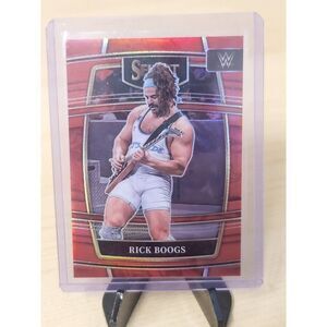 2022 Panini Select WWE Rick Boogs Red Prizm Concourse Level /249